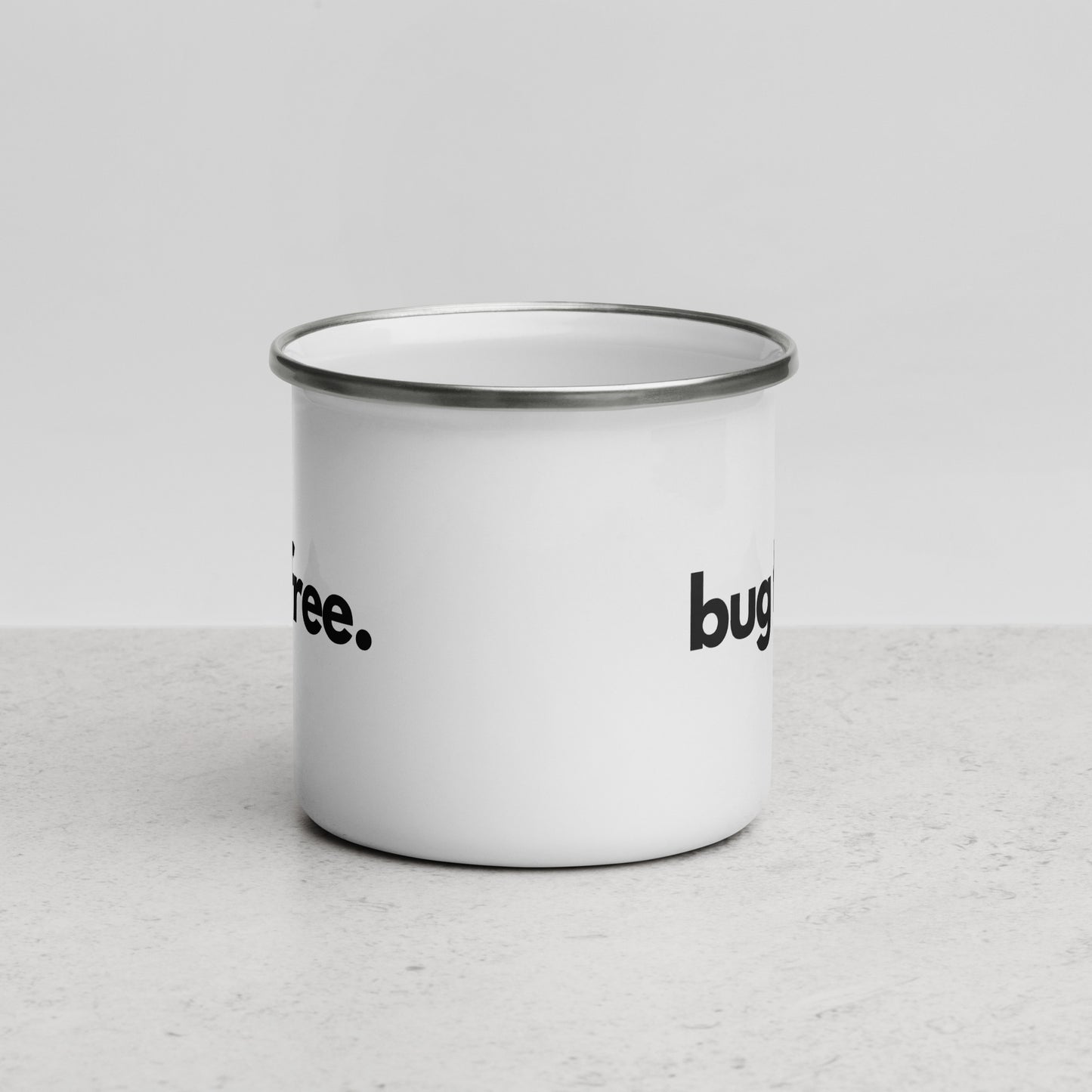 "BUG FREE" Enamel Mug The Developer Shop