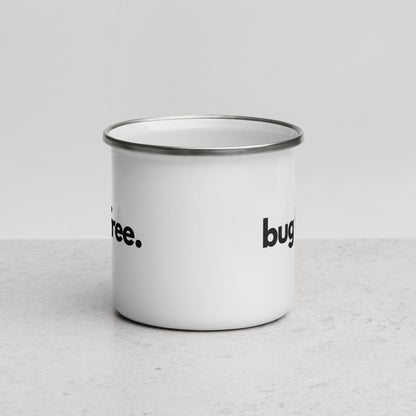 "BUG FREE" Enamel Mug The Developer Shop