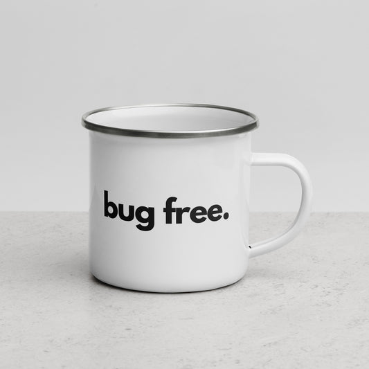 "BUG FREE" Enamel Mug The Developer Shop