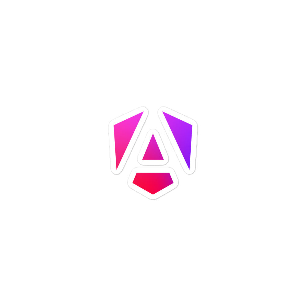 "ANGULAR" Bubble-free stickers The Developer Shop