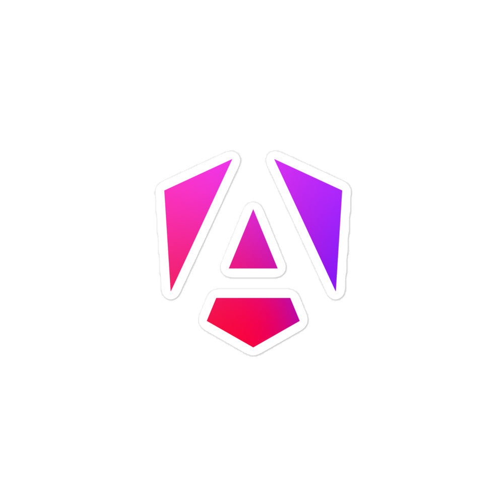 "ANGULAR" Bubble-free stickers The Developer Shop