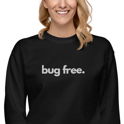 "BUG FREE" Embroidered Unisex Premium Sweatshirt The Developer Shop