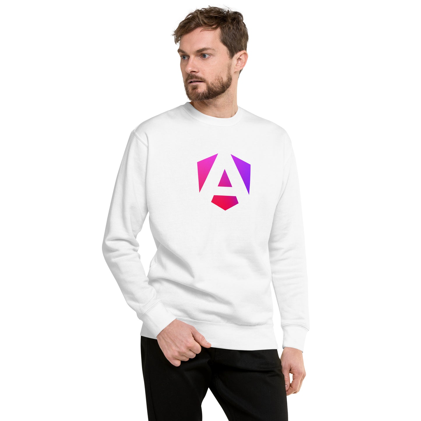 "ANGULAR" Unisex Premium Sweatshirt The Developer Shop