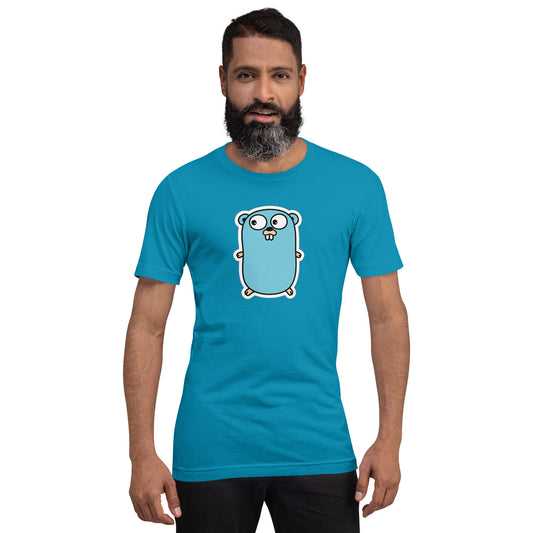 "GoLang" Unisex t-shirt The Developer Shop