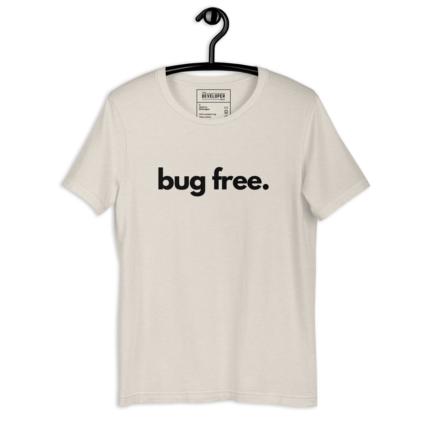 "BUG FREE" Premium Unisex T-Shirt The Developer Shop