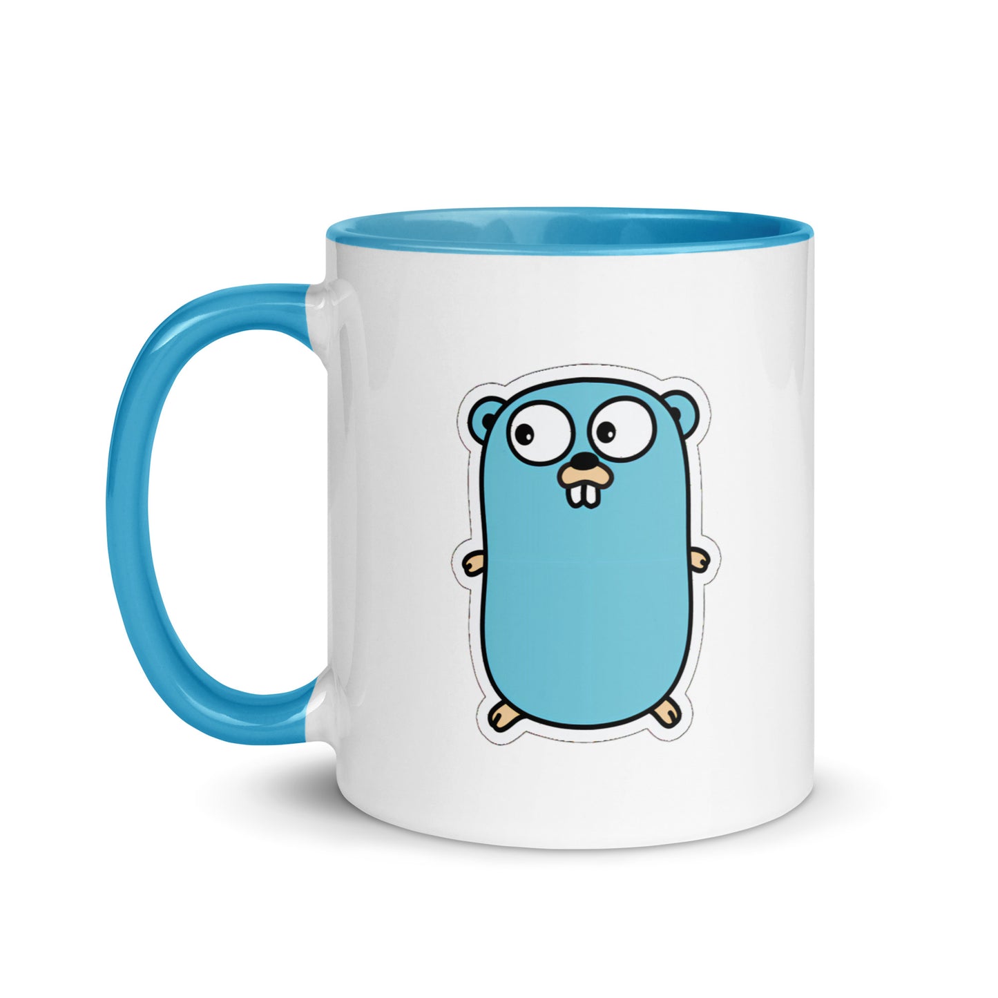 "GoLang" Mug with Color Inside The Developer Shop