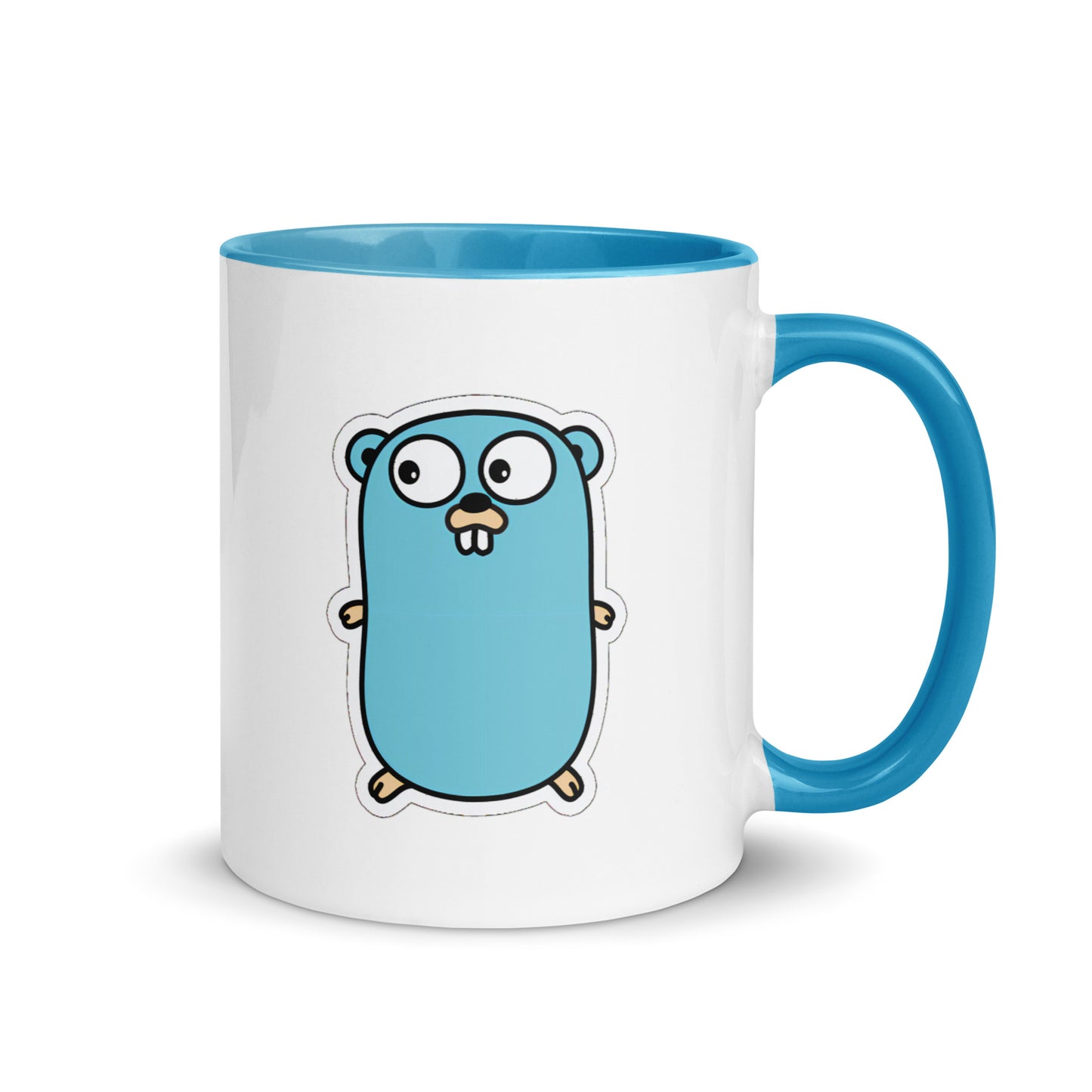 "GoLang" Mug with Color Inside The Developer Shop