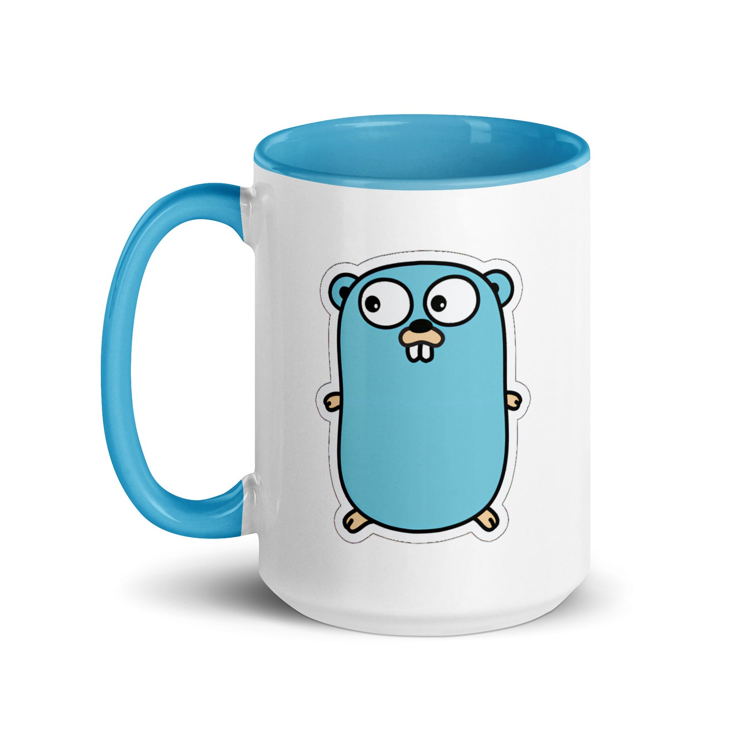 "GoLang" Mug with Color Inside The Developer Shop