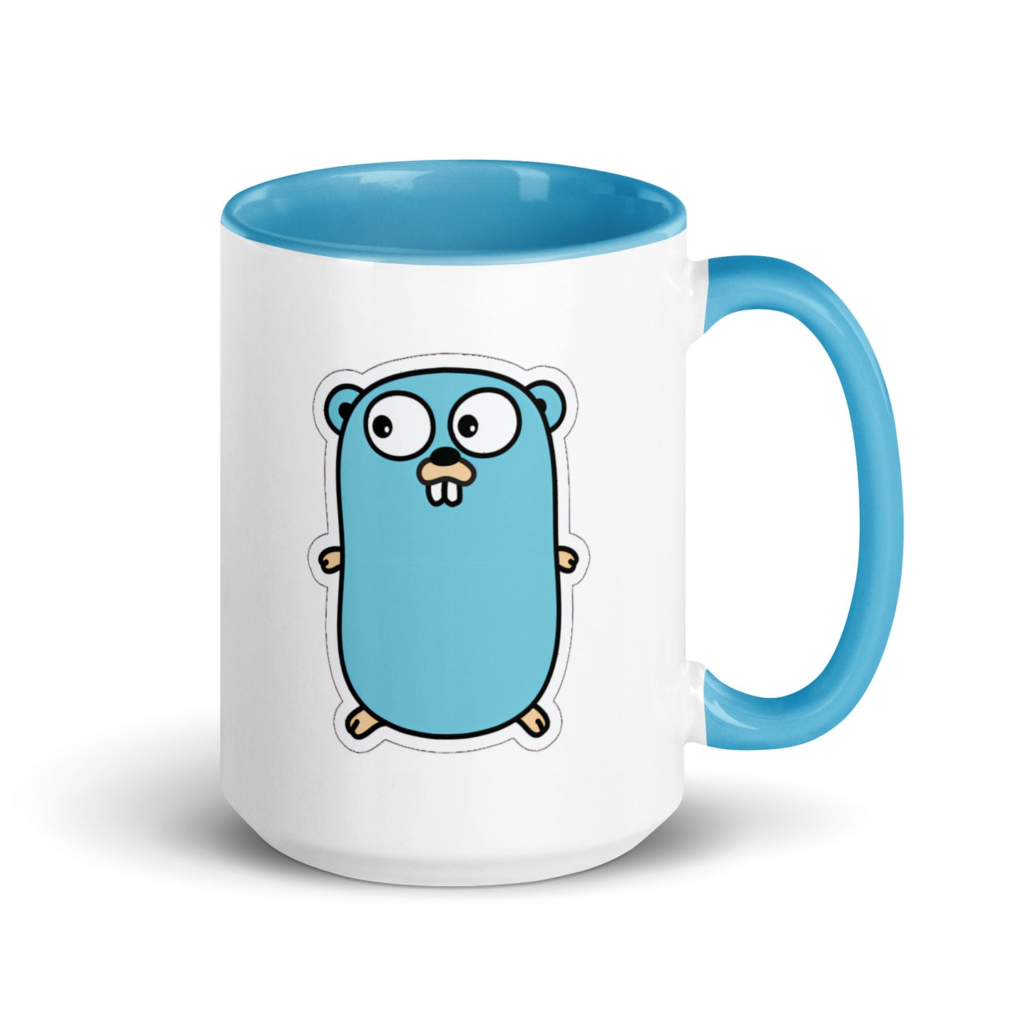 "GoLang" Mug with Color Inside The Developer Shop