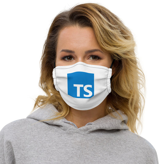 "TYPESCRIPT" Premium face mask The Developer Shop