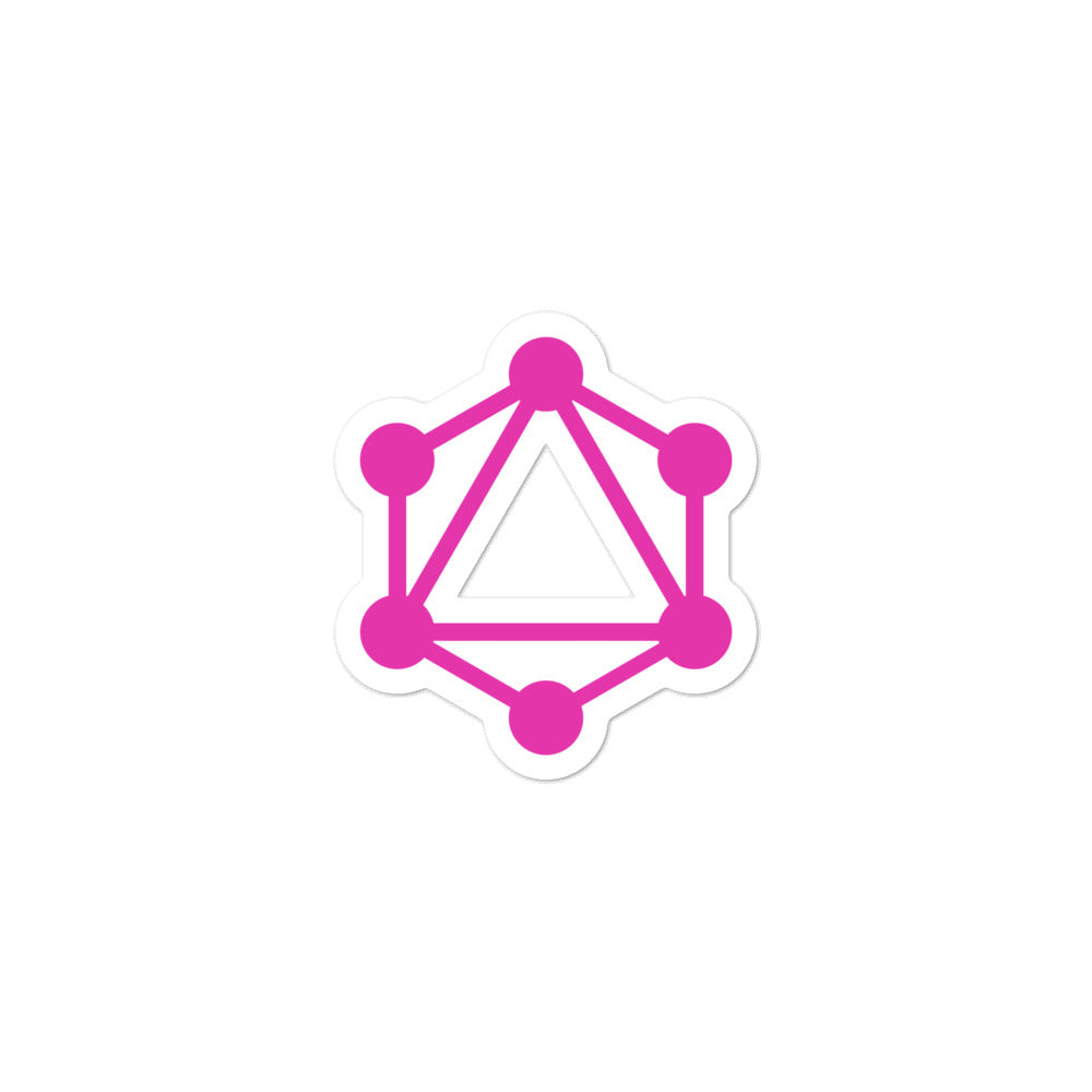 "GraphQL" Bubble-free stickers The Developer Shop