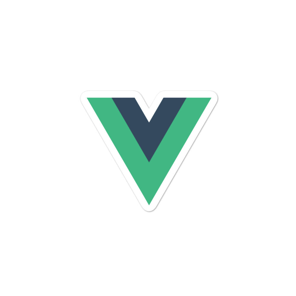 "VUE" Bubble-free stickers The Developer Shop