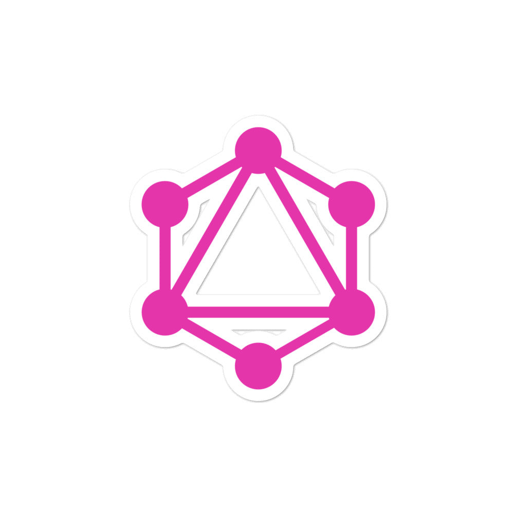 "GraphQL" Bubble-free stickers The Developer Shop
