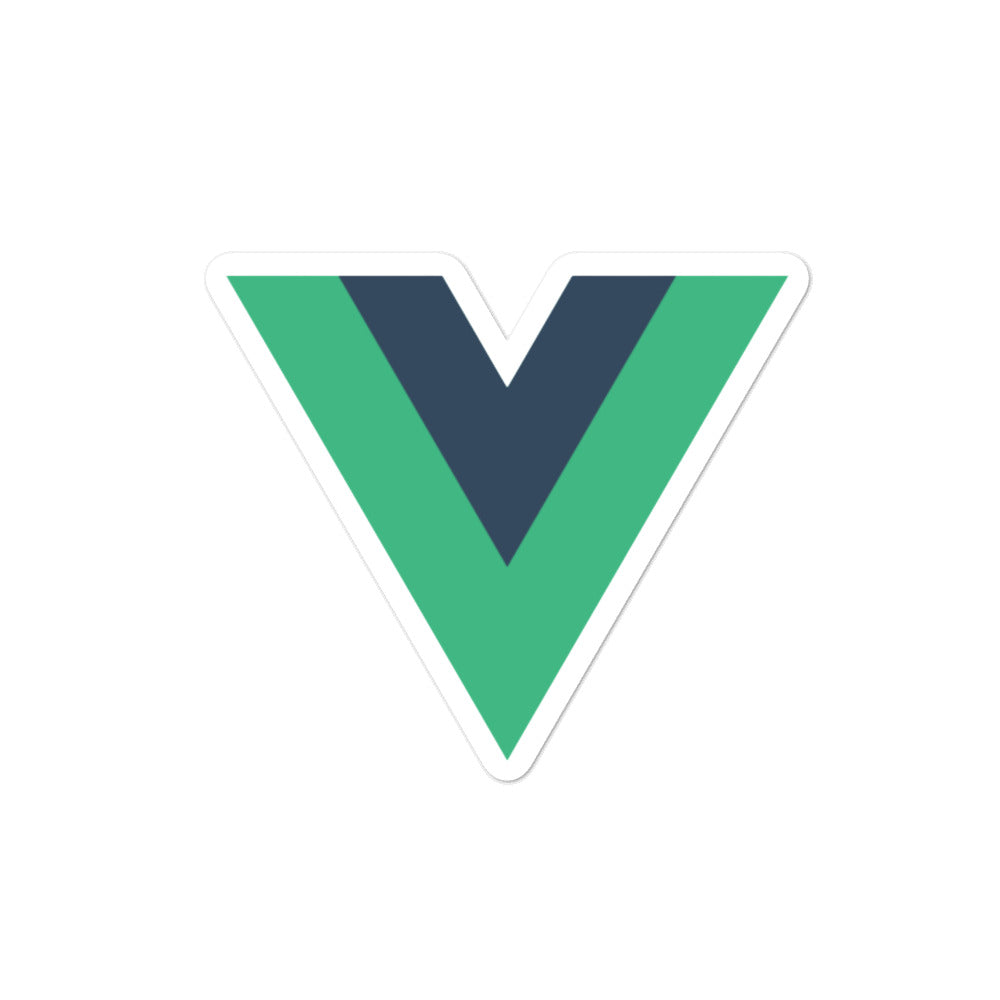 "VUE" Bubble-free stickers The Developer Shop