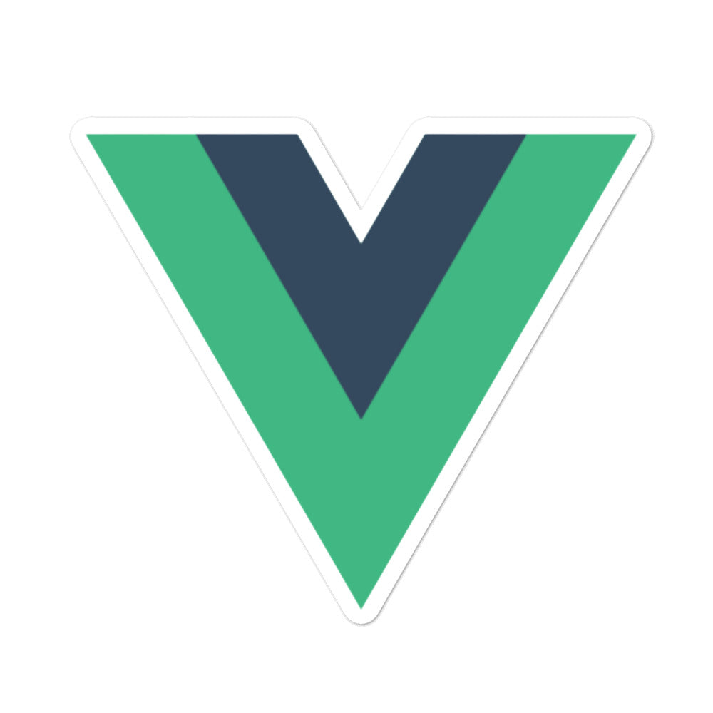 "VUE" Bubble-free stickers The Developer Shop