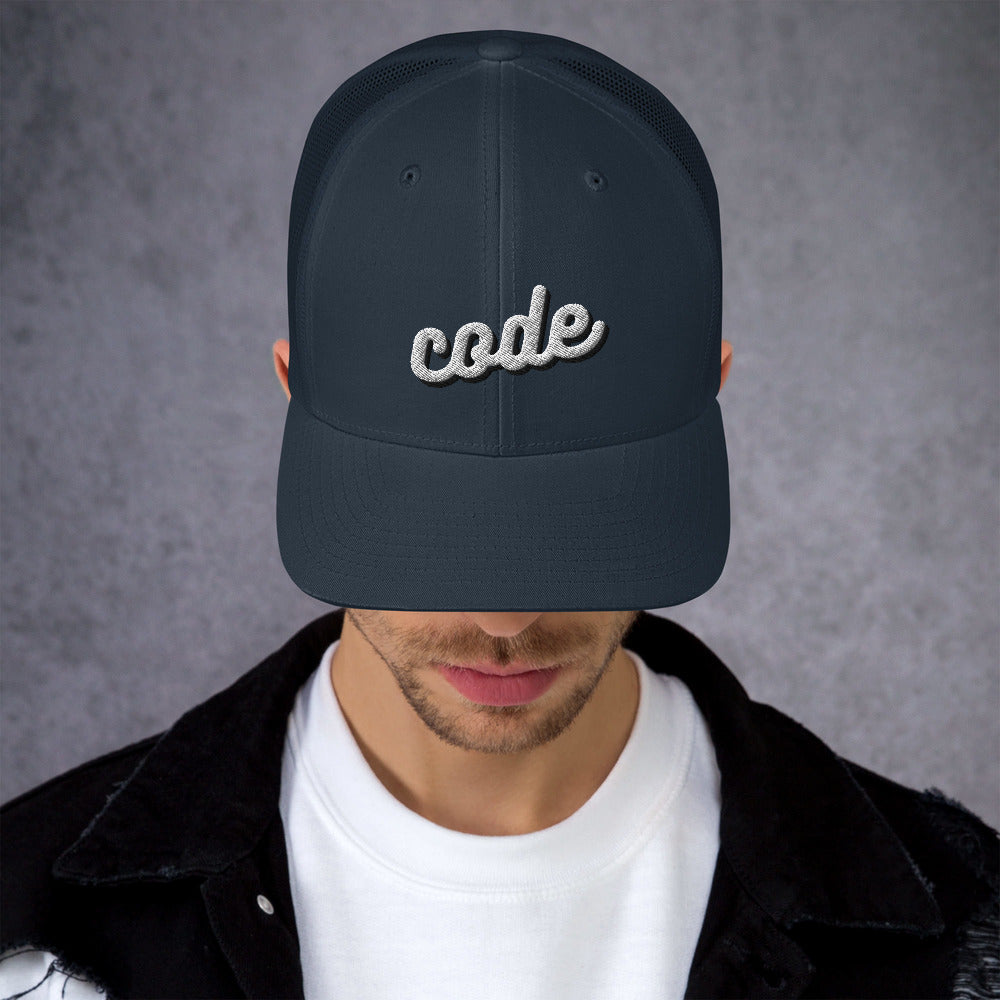 "CODE" Trucker Cap The Developer Shop