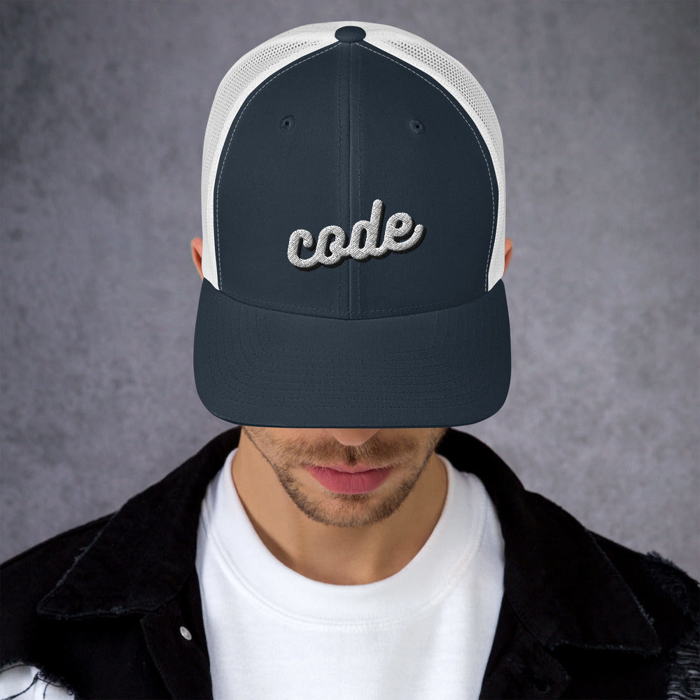 "CODE" Trucker Cap The Developer Shop
