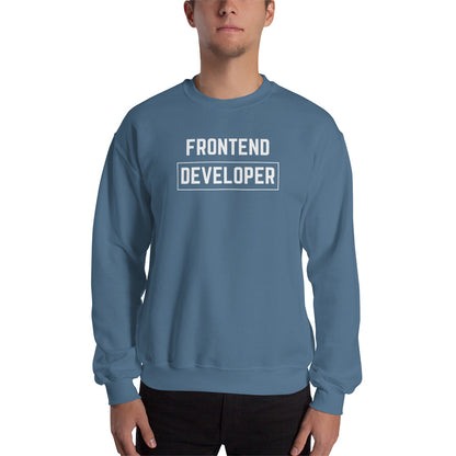 "FRONTEND DEVELOPER" Dark Sweatshirt The Developer Shop