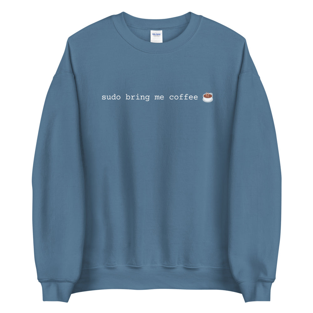 "SUDO BRING ME COFFEE" Sweatshirt The Developer Shop