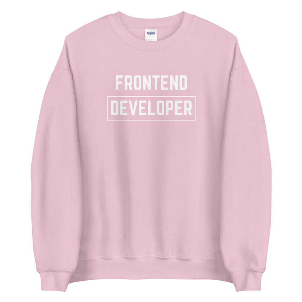 "FRONTEND DEVELOPER" Dark Sweatshirt The Developer Shop