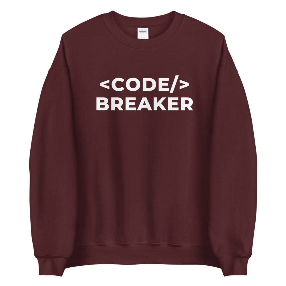 "CODE BREAKER" Sweatshirt The Developer Shop