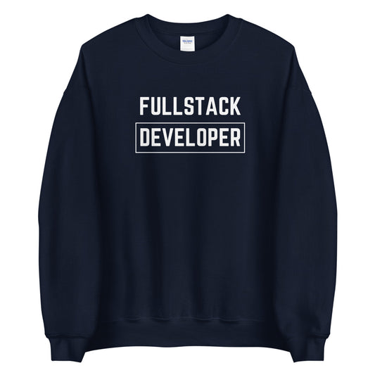 "FULLSTACK DEVELOPER" Dark Sweatshirt The Developer Shop