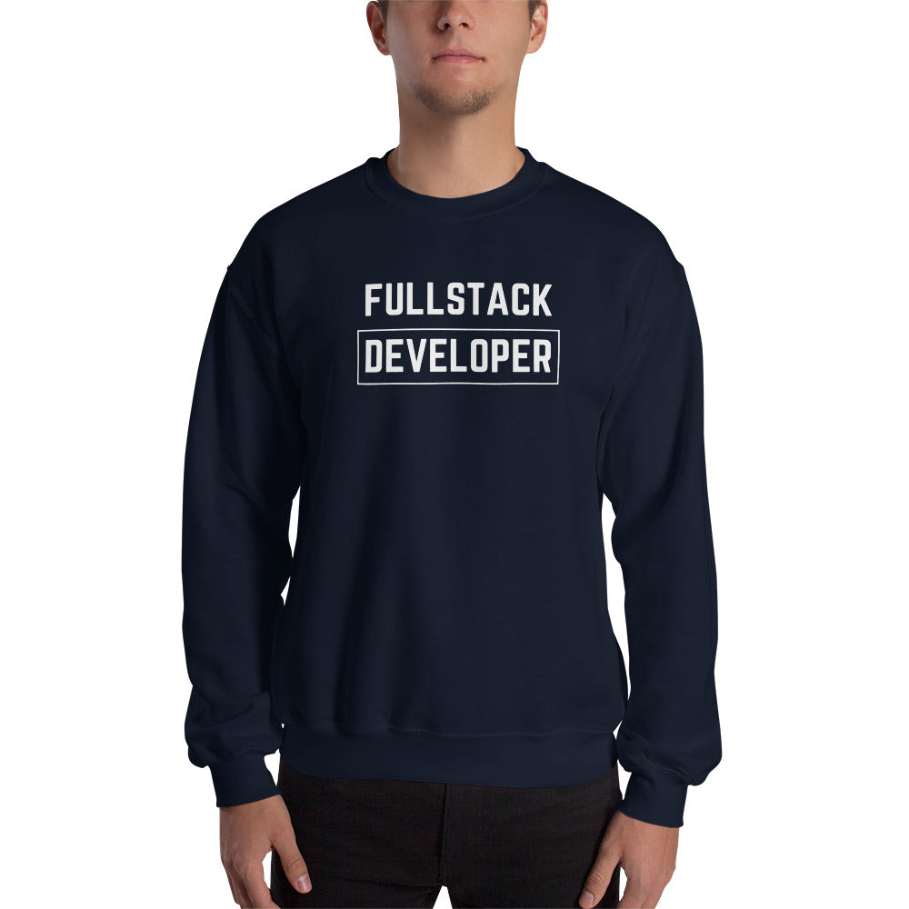 "FULLSTACK DEVELOPER" Dark Sweatshirt The Developer Shop