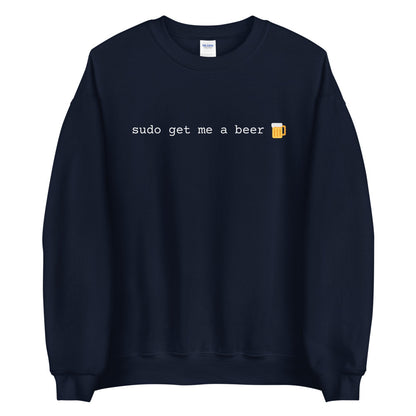 "SUDO GET ME A BEER" Sweatshirt The Developer Shop