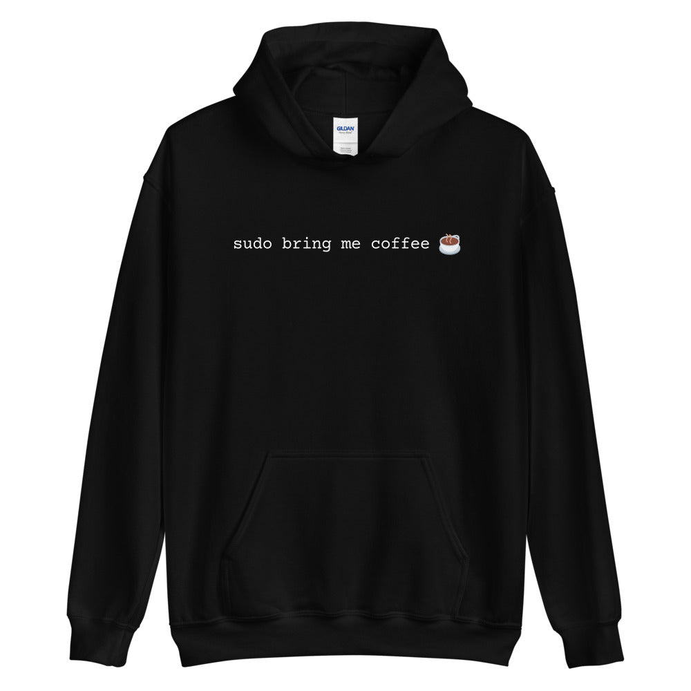 "SUDO BRING ME COFFEE" Hoodie The Developer Shop