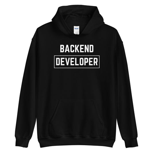 "BACKEND DEVELOPER" Dark Hoodie The Developer Shop