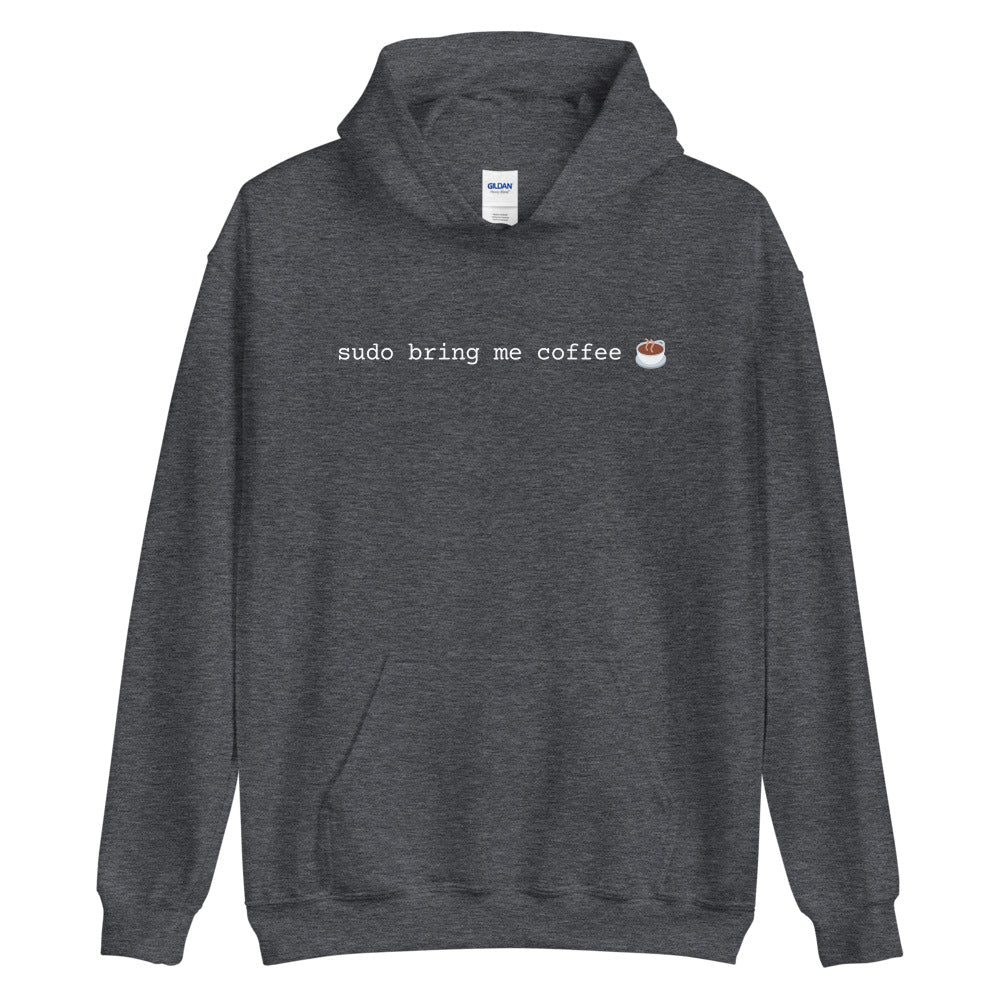 "SUDO BRING ME COFFEE" Hoodie The Developer Shop