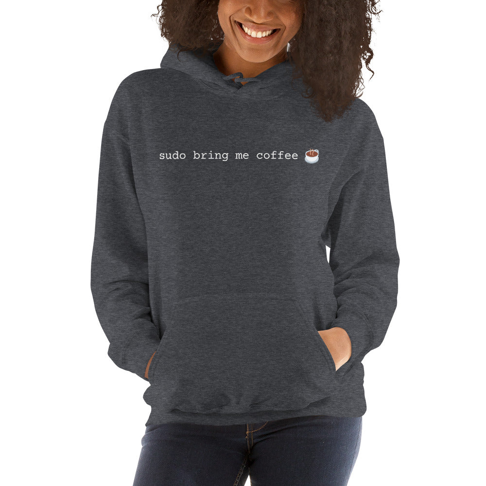 "SUDO BRING ME COFFEE" Hoodie The Developer Shop