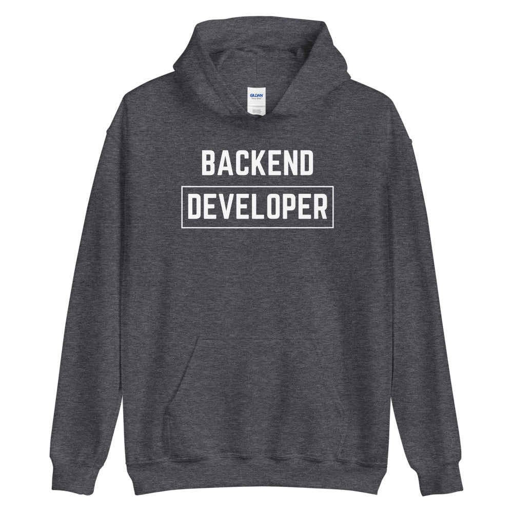 "BACKEND DEVELOPER" Dark Hoodie The Developer Shop