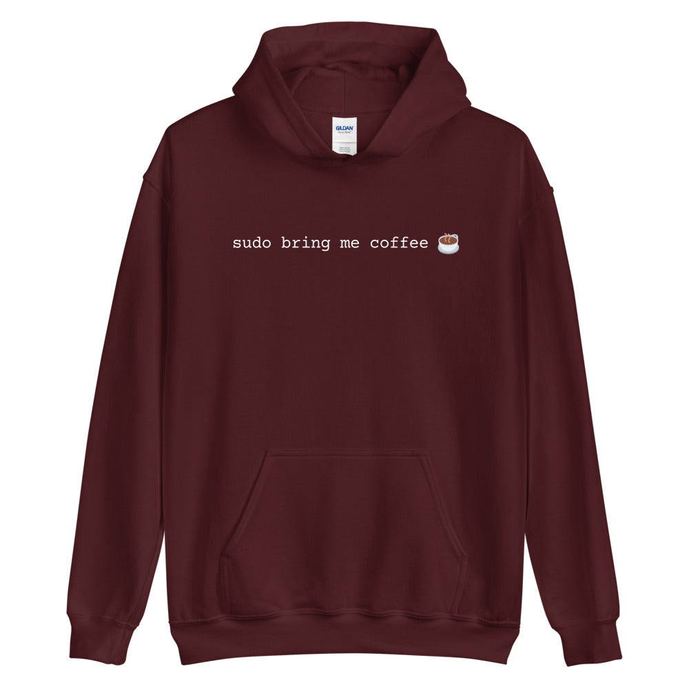 "SUDO BRING ME COFFEE" Hoodie The Developer Shop