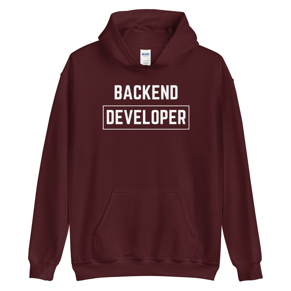 "BACKEND DEVELOPER" Dark Hoodie The Developer Shop
