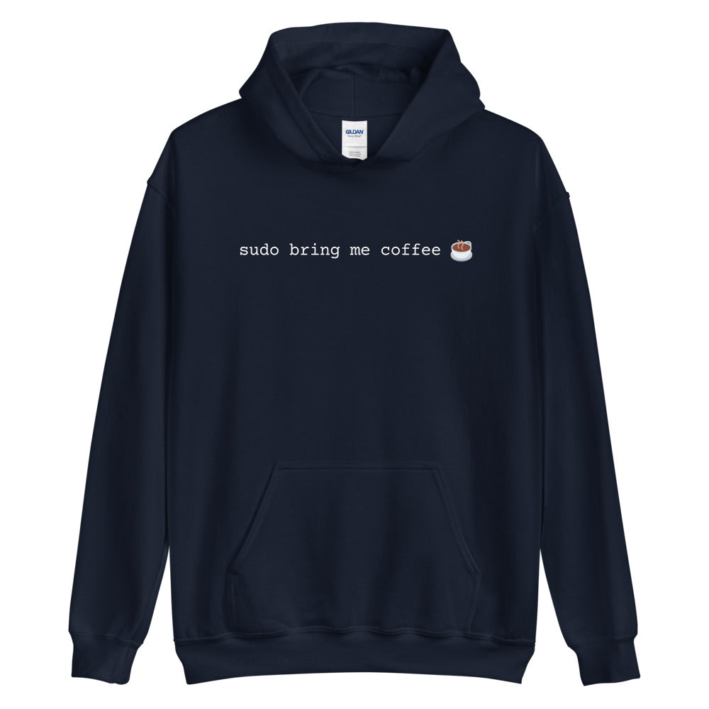 "SUDO BRING ME COFFEE" Hoodie The Developer Shop