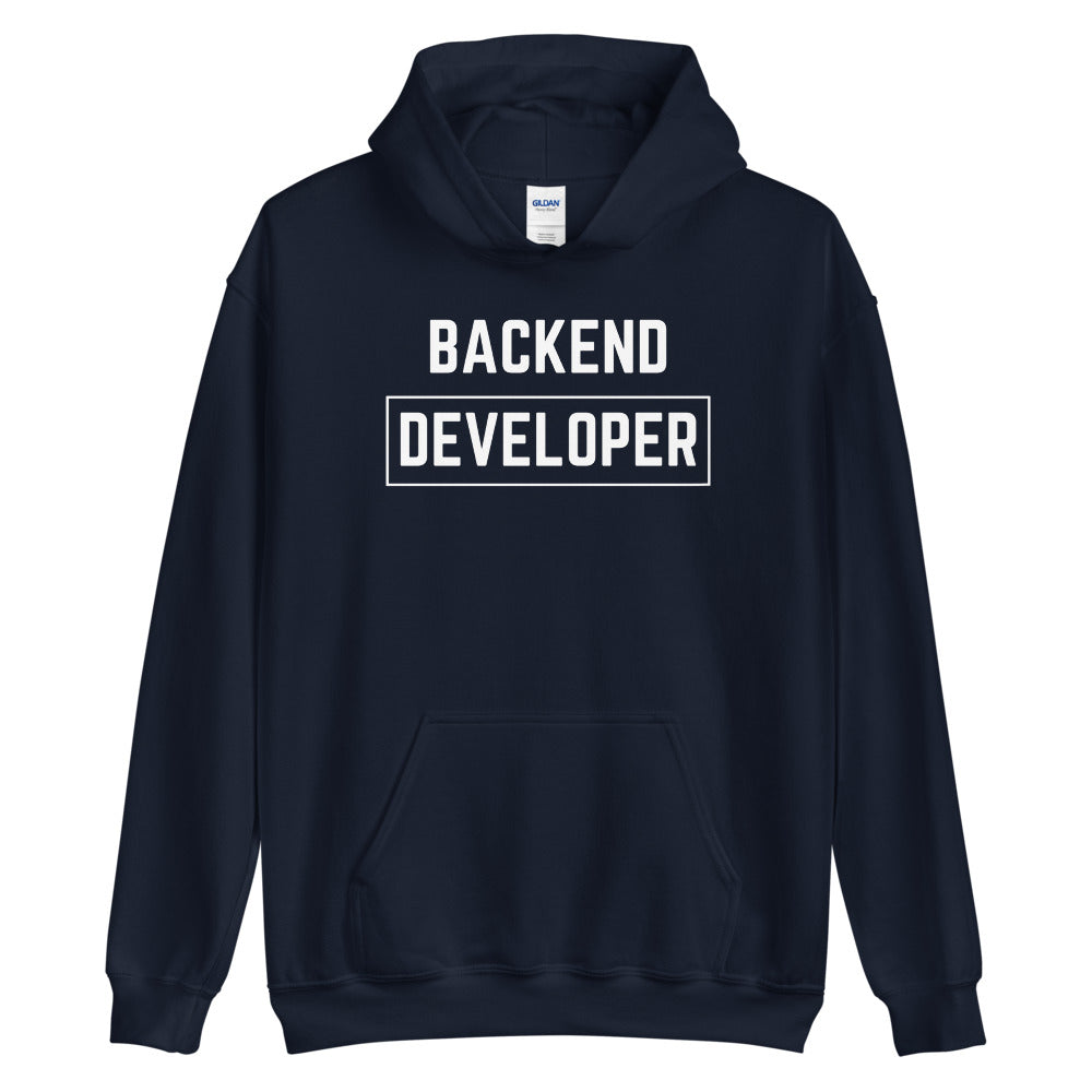 "BACKEND DEVELOPER" Dark Hoodie The Developer Shop