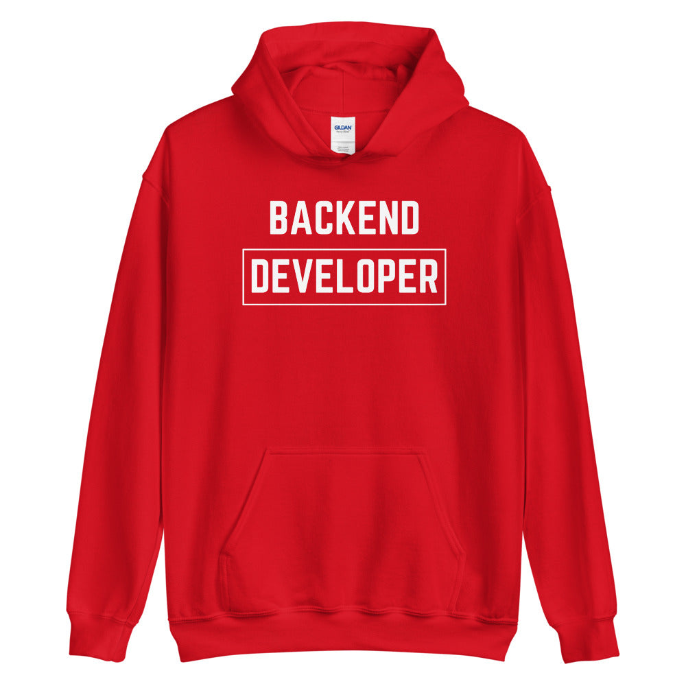 "BACKEND DEVELOPER" Dark Hoodie The Developer Shop