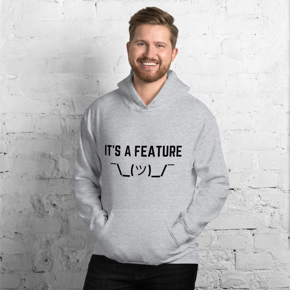 "IT'S A FEATURE" Hoodie The Developer Shop