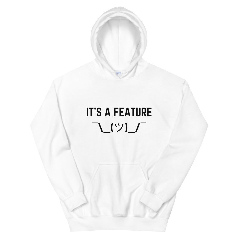 "IT'S A FEATURE" Hoodie The Developer Shop