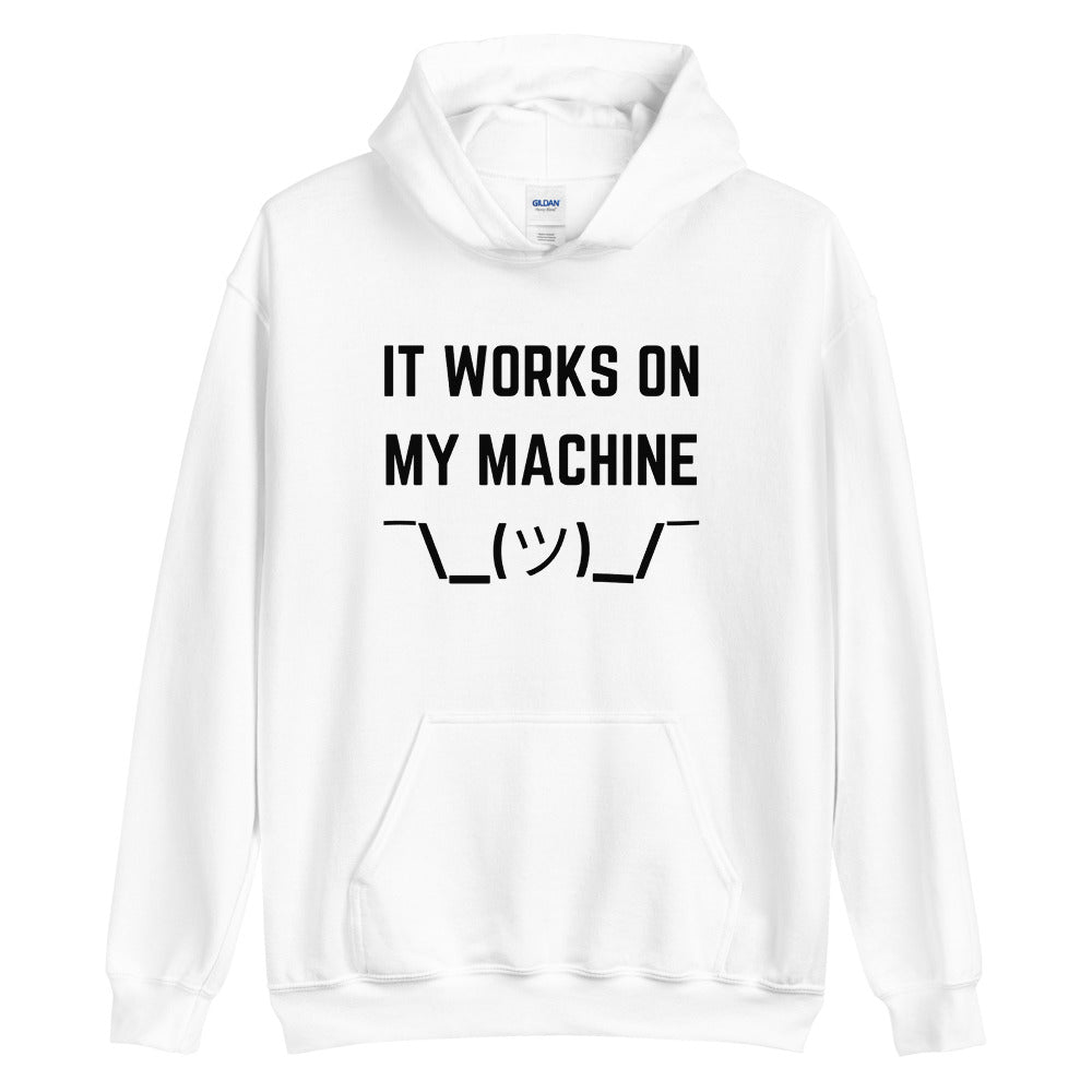 "IT WORKS ON MY MACHINE" Light Hoodie The Developer Shop