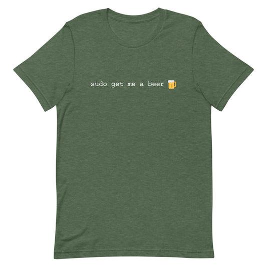 "SUDO GET ME A BEER" T-Shirt The Developer Shop