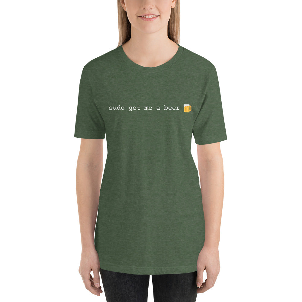 "SUDO GET ME A BEER" T-Shirt The Developer Shop