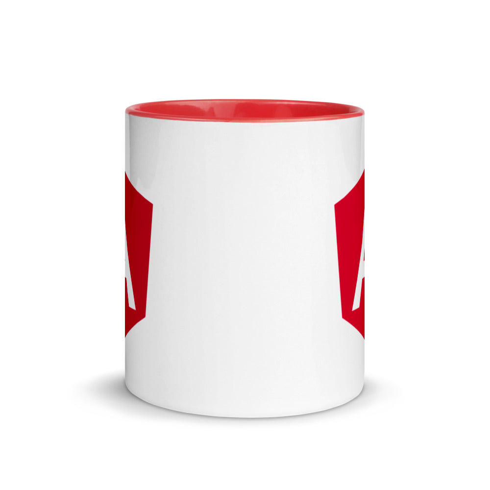 "ANGULAR" Mug with Color Inside The Developer Shop
