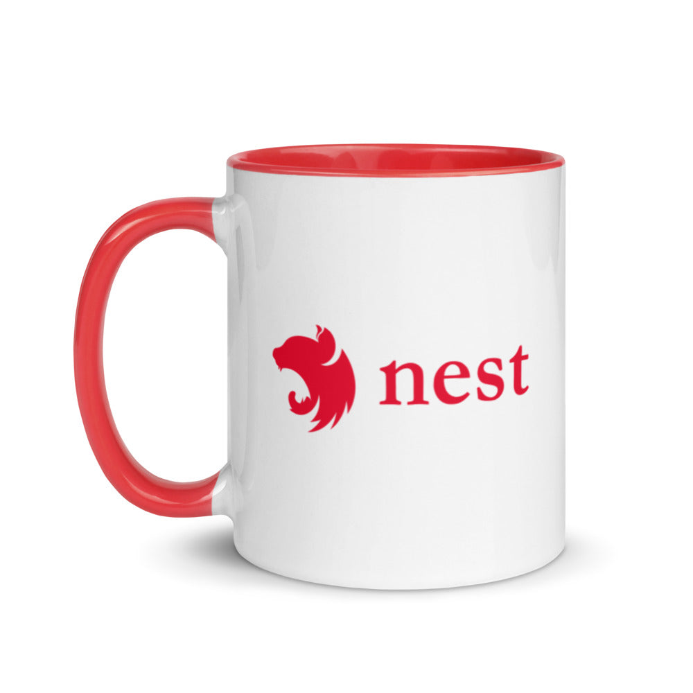 "NESTJS" Mug with Color Inside The Developer Shop