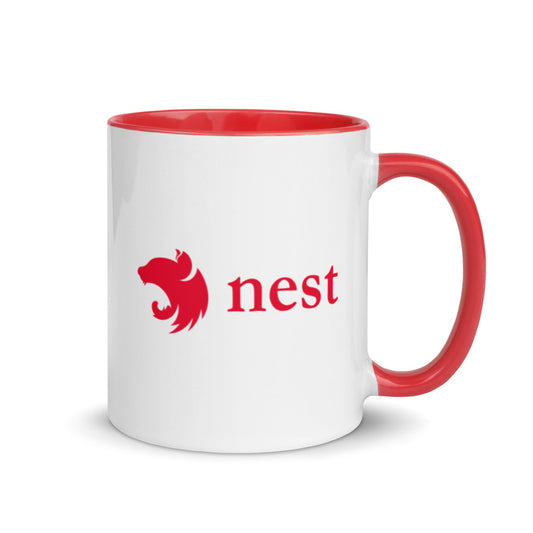 "NESTJS" Mug with Color Inside The Developer Shop