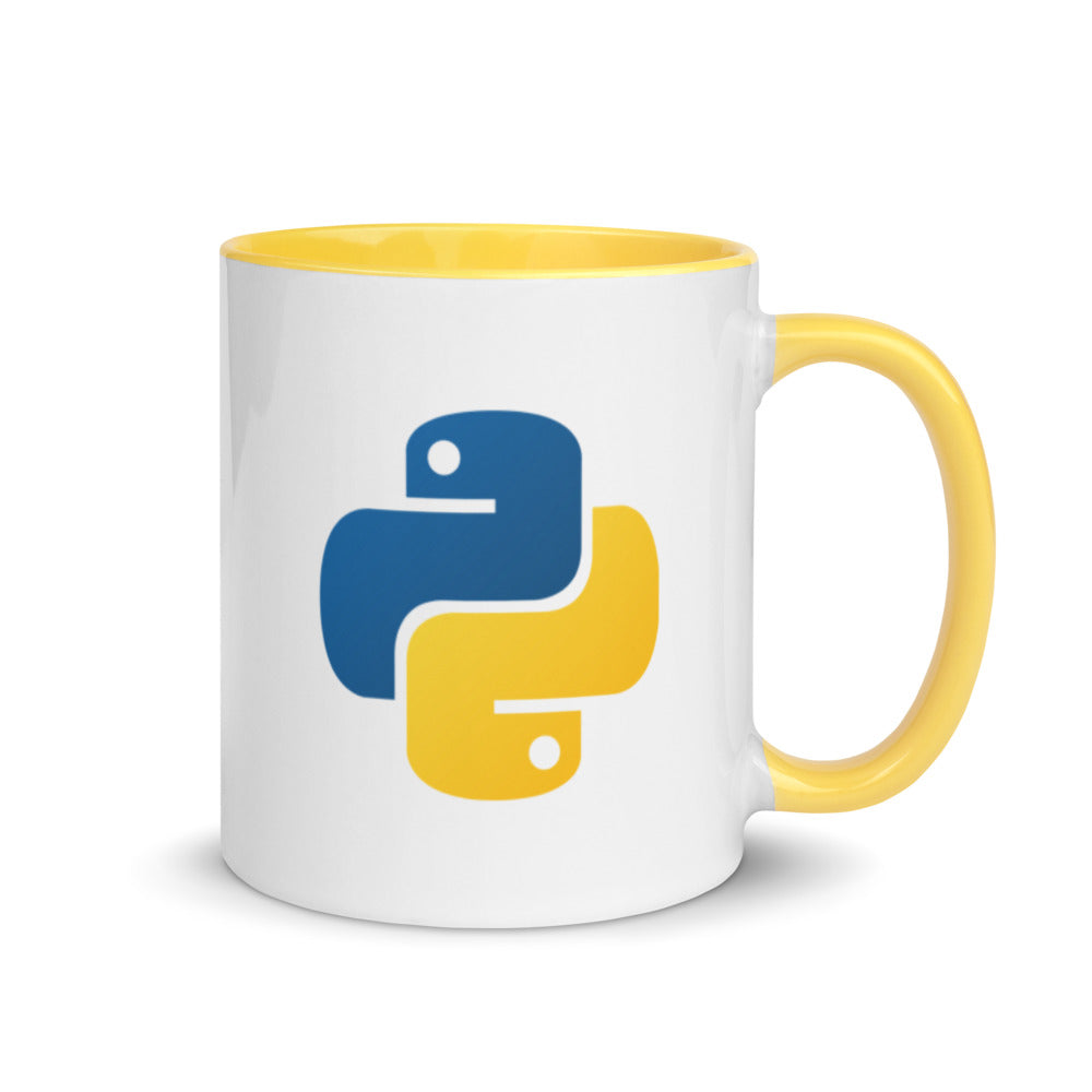 "PYTHON" Mug with Color Inside The Developer Shop