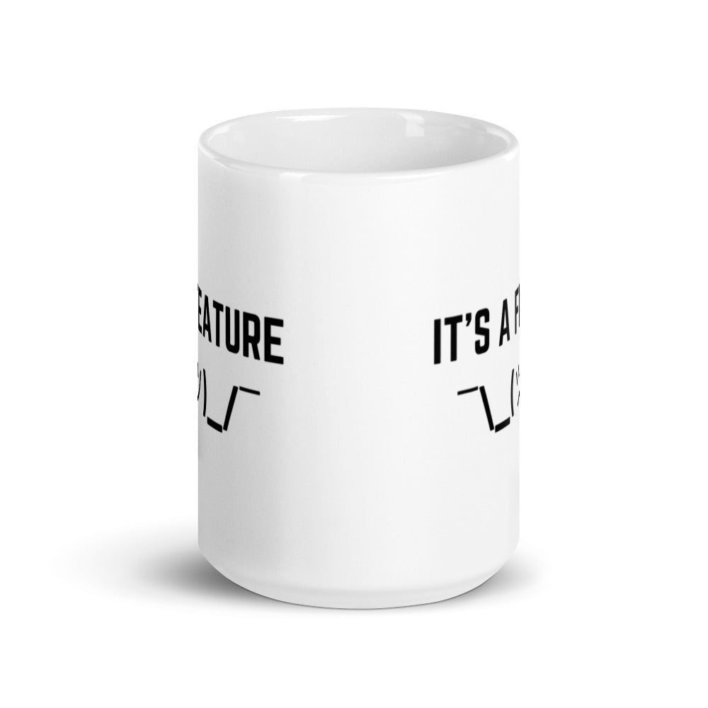 "IT'S A FEATURE" Mug The Developer Shop