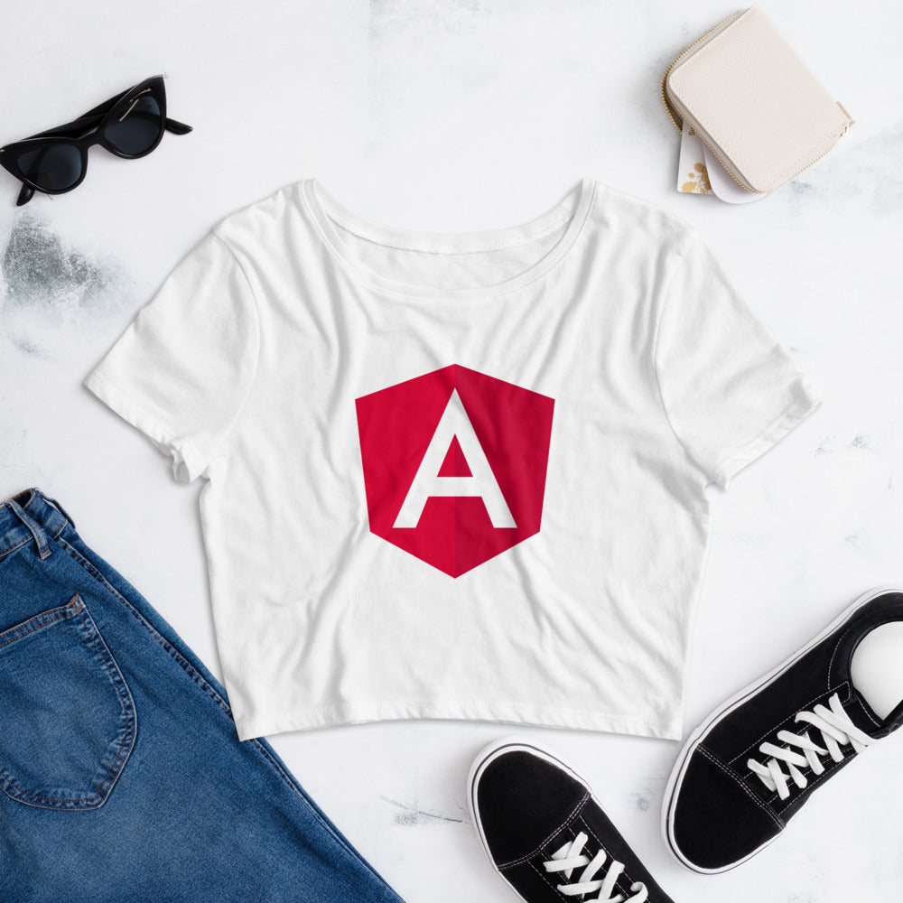 "ANGULAR" Women’s Crop Tee The Developer Shop