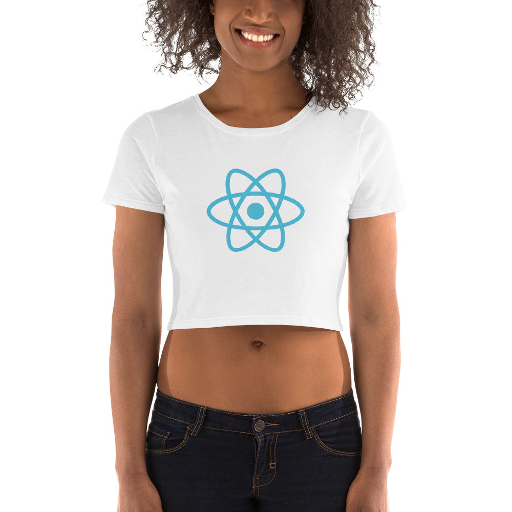 "REACT" Women’s Crop Tee The Developer Shop